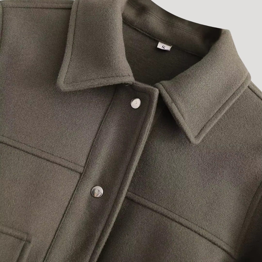 Kurtka Utility Jacket – krótka kurtka z mieszanki wełny