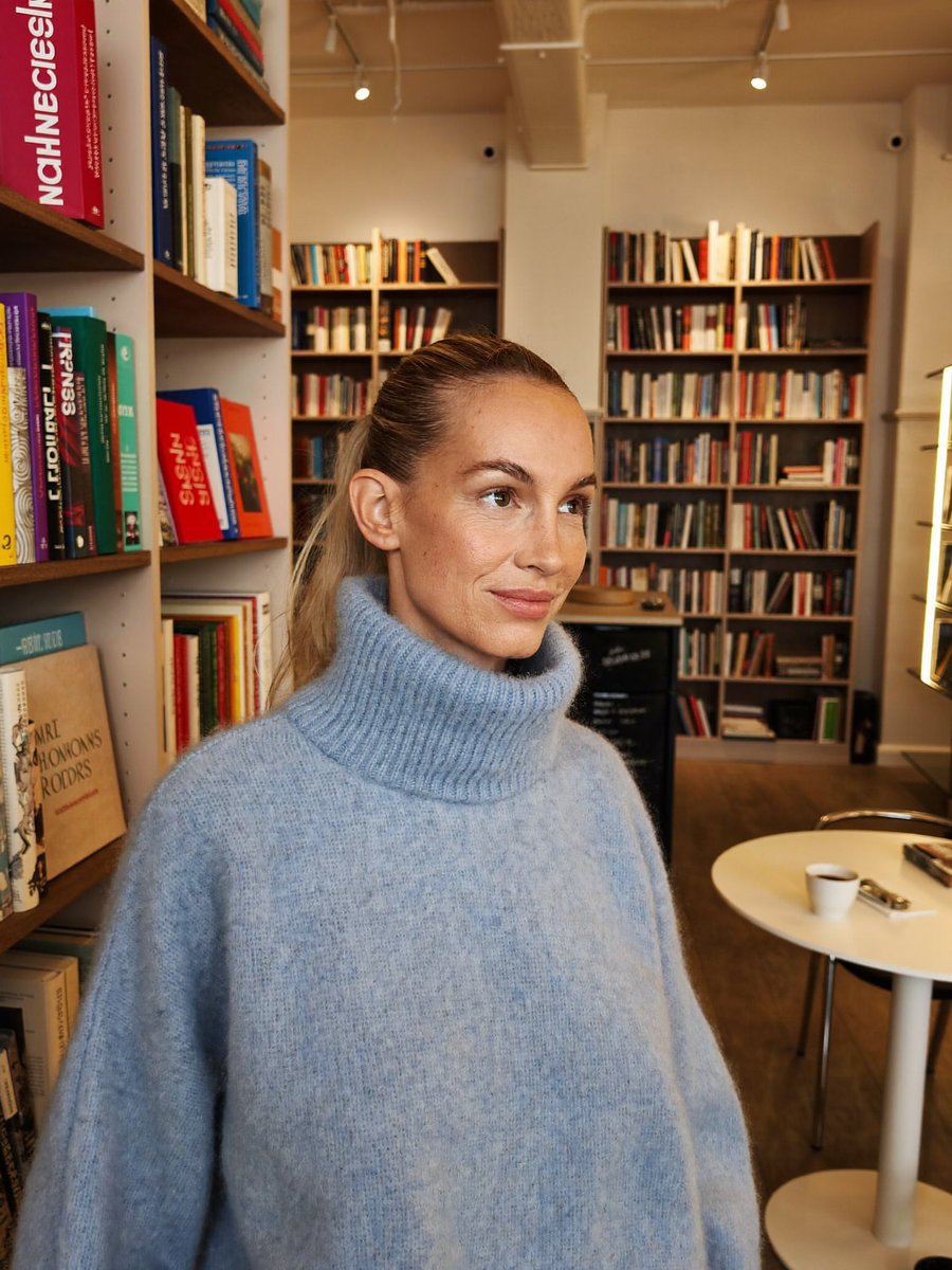 Lena — Sweter Oversize z Golfem